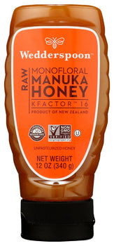 WEDDERSPOON: Honey Manuka Raw Kfactor, 12 oz