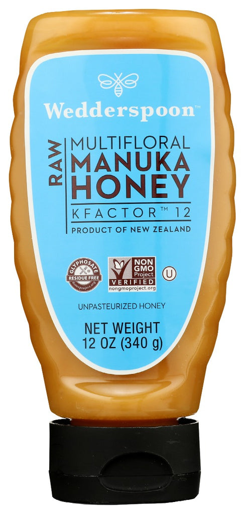 WEDDERSPOON: Honey Manuka Raw Mltflrl, 12 oz