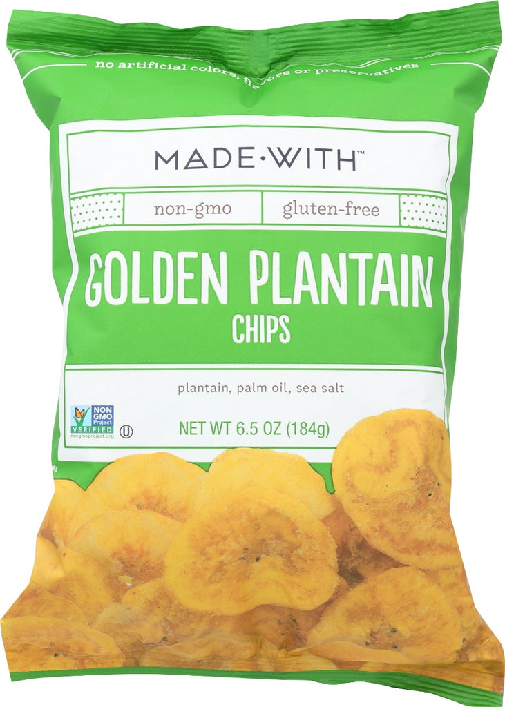 MADE WITH: Golden Plantain Chips, 6.5 oz