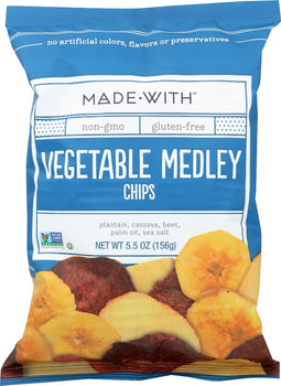 MADE WITH: Chips Made From Vegetables, 5.5 oz