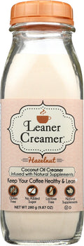 LEANER CREAMER: Hazelnut Creamer, 9.87 oz