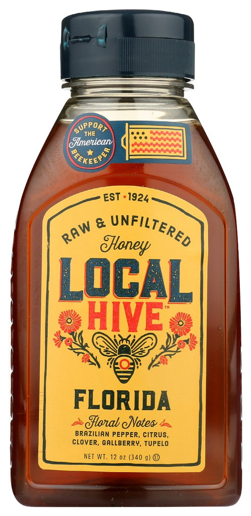 LOCAL HIVE: Honey Florida Local Raw, 12 oz