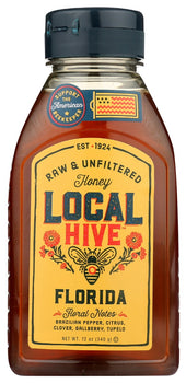 LOCAL HIVE: Honey Florida Local Raw, 12 oz