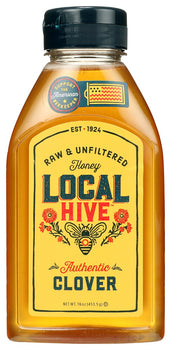 LOCAL HIVE: Honey Clover Raw, 16 oz