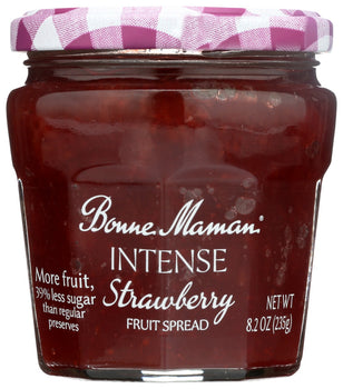 BONNE MAMAN: Intense Strawberry Fruit Spread, 8.2 oz