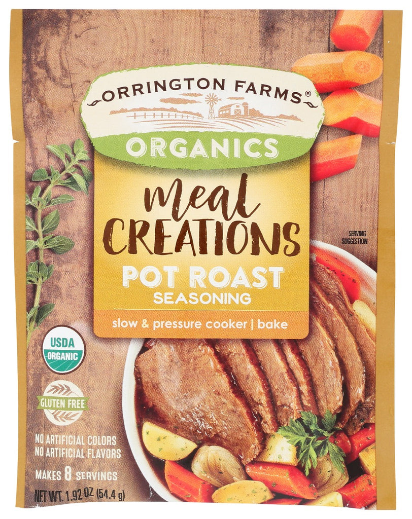 ORRINGTON FARMS: Organic Meal Creations Pot Roast Seasoning, 1.92 oz