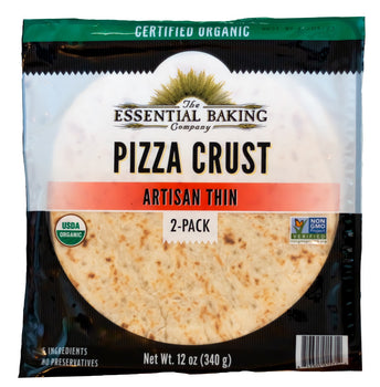 THE ESSENTIAL BAKING COMPANY: Organic Pizza Crust Artisan Thin, 12 oz