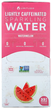 LIMITLESS: Watermelon Sparkling Water 8 Pk, 96 fo