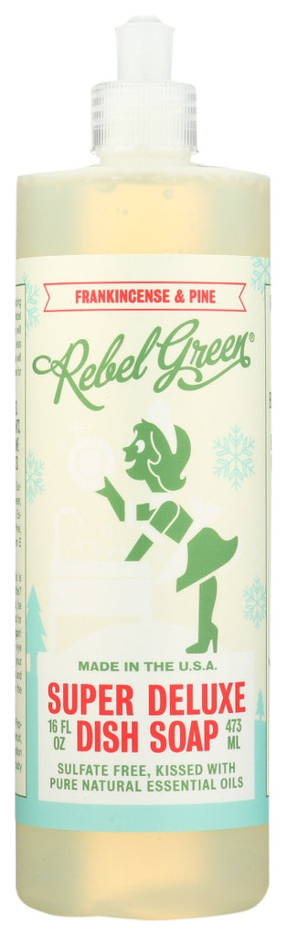 REBEL GREEN: Soap Dish Frankncns Pine, 16 oz