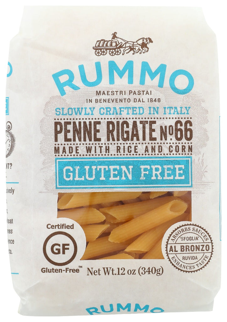 RUMMO: Gluten Free Penne Rigate Pasta, 12 oz