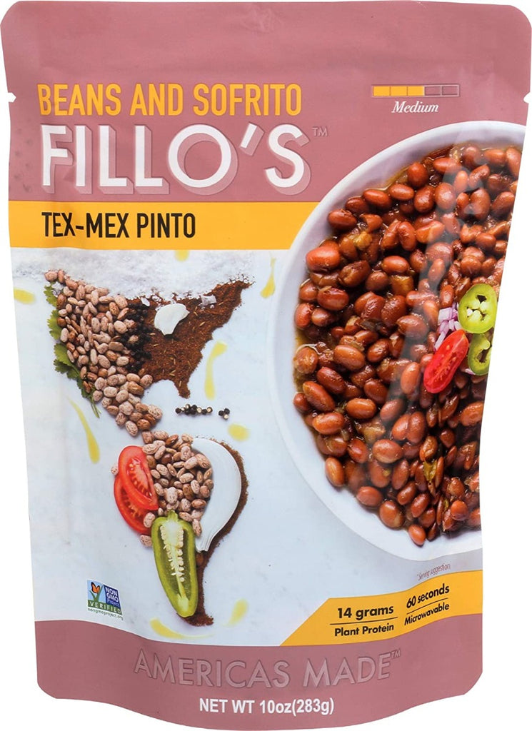 FILLOS: Beans Pinto Tex Mex, 10 oz