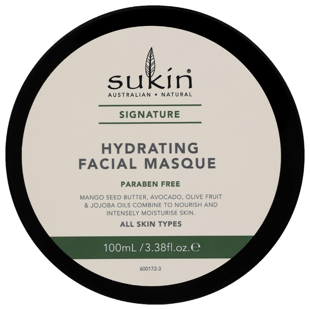 SUKIN: Masque Facial Hydrating, 3.38 fo