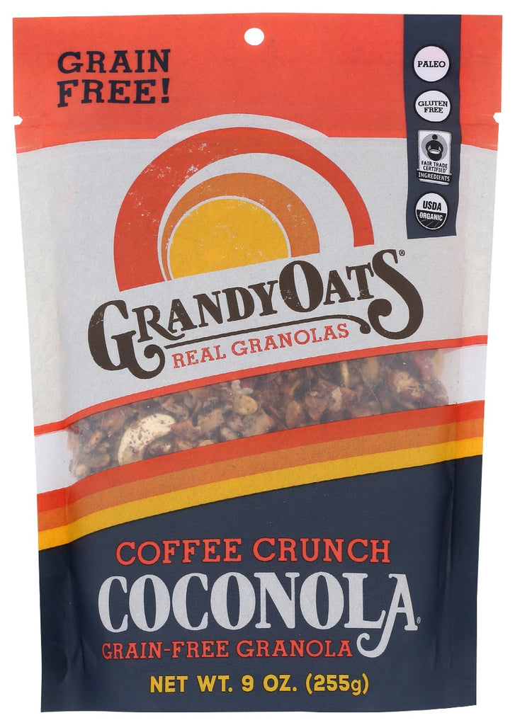 GRANDY OATS: Coffee Crunch Coconola Grain Free Granola, 9 oz