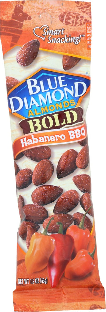 BLUE DIAMOND: Nut Almond Habanero Bbq, 1.5 oz