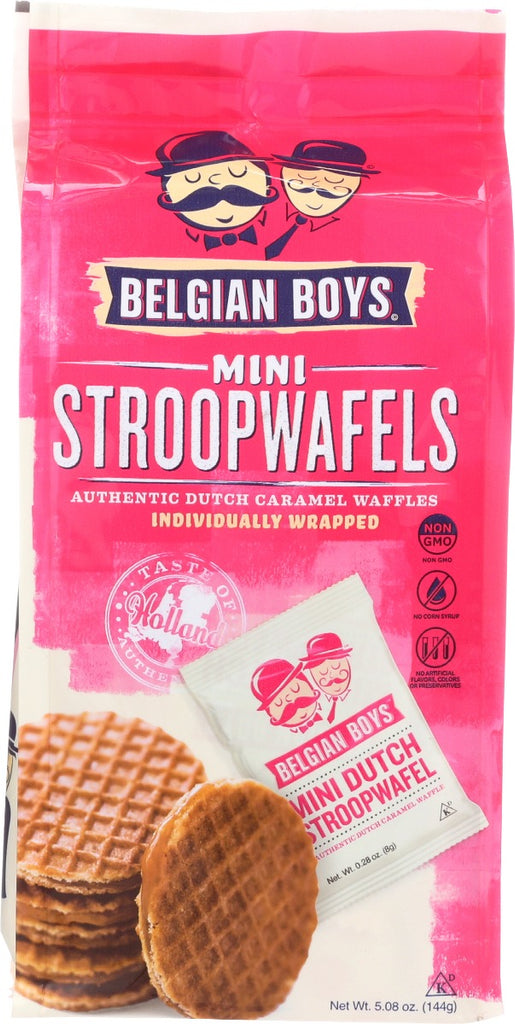 BELGIAN BOYS: Mini Stroopwafels, 5.08 oz