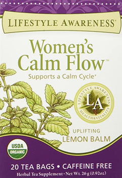 LIFESTYLE AWARENESS: Women's Calm Flow Tea, 20 bg