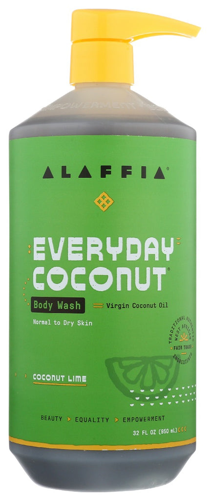 ALAFFIA: Wash Body Coconut Lime, 32 fo