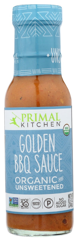 PRIMAL KITCHEN: Organic And Unsweetened Golden Bbq Sauce, 8.5 oz