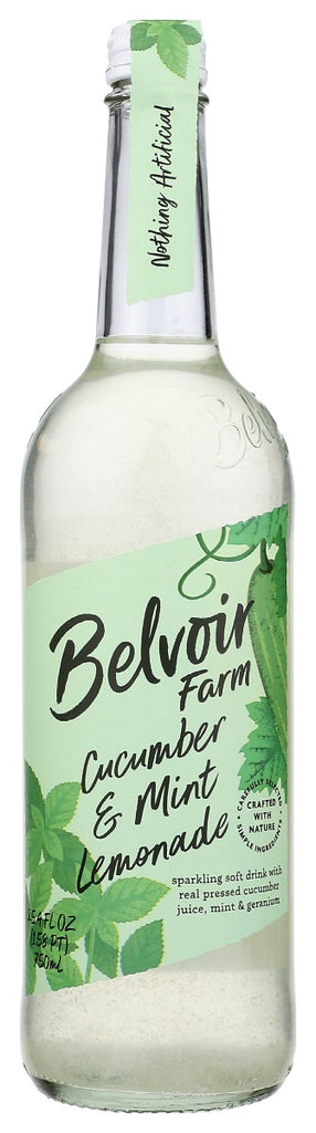 BELVOIR: Cucumber & Mint Lemonade, 25.4 fo