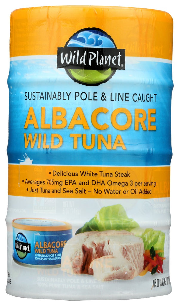 WILD PLANET: Albacore Wild Tuna 4Pk, 20 oz