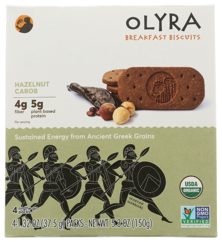 OLYRA: Breakfast Biscuits Hazelnut Carob, 5.3 oz