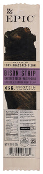 EPIC: Bison Bacon Chia Snack Strip, 0.8 oz