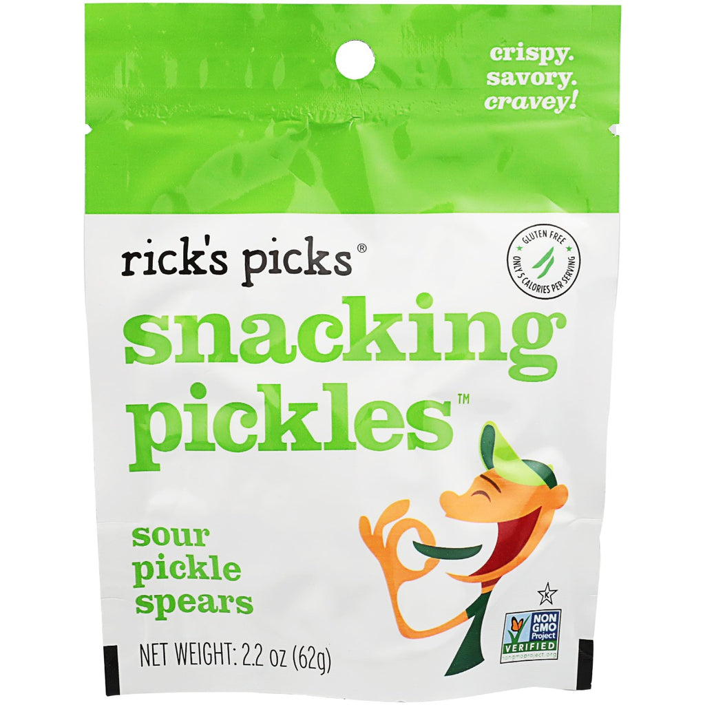 RICKS PICKS: Sour Snacking Pickles, 2.2 oz