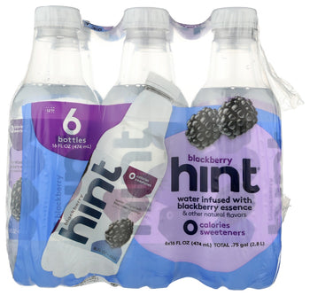 HINT: Water Blackberry 6Pk, 96 fo