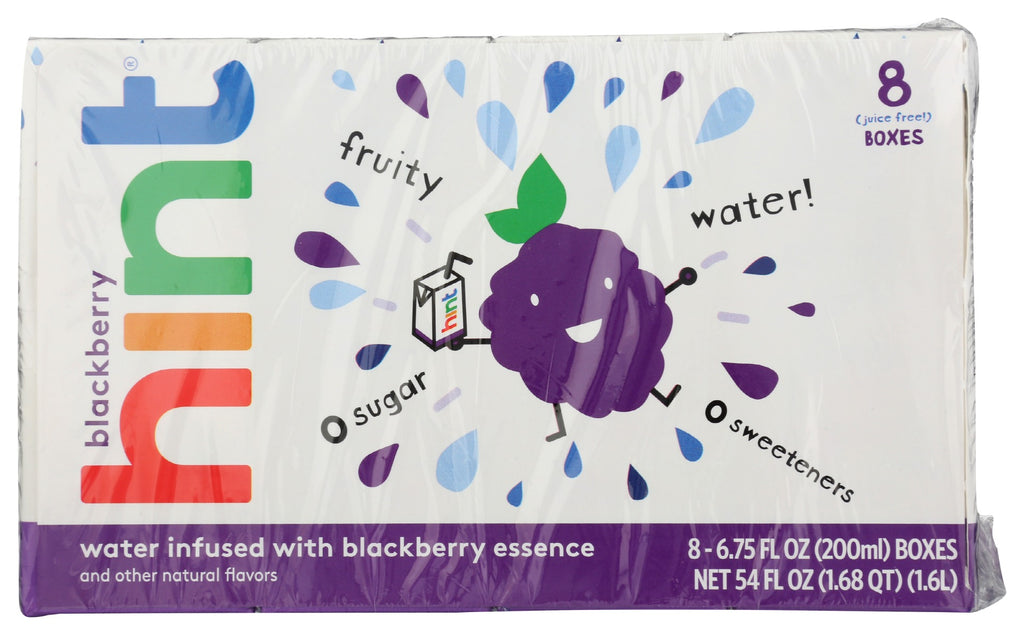 HINT: Water Infused Blackberry Essences 8Pk, 54 fo