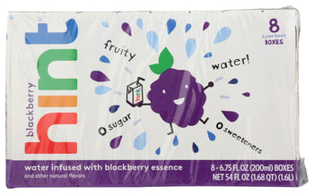 HINT: Water Infused Blackberry Essences 8Pk, 54 fo