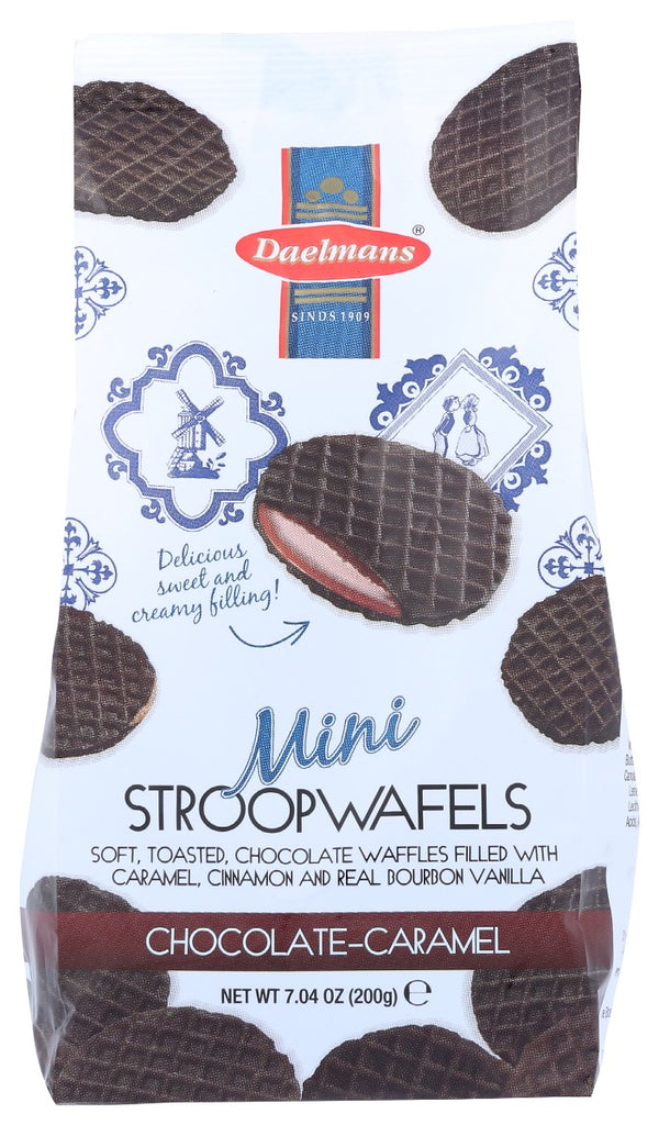 DAELMANS: Wafer Crml Choc Min Strp, 7.04 oz