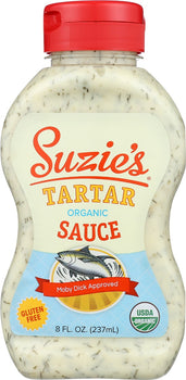 SUZIE'S: Organic Tartar Sauce, 8 fo