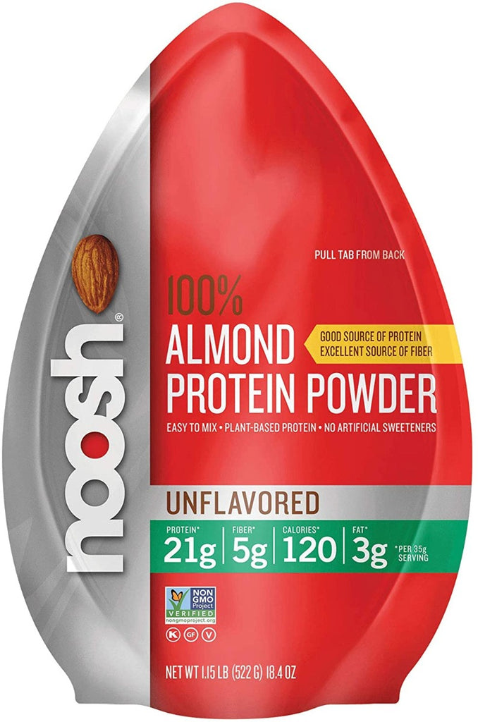 NOOSH: Almond Protein Powder Unflavored, 1.15 lb