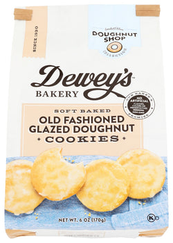 DEWEYS BAKERY: Old Fashioned Glazed Doughnut Soft Baked Cookies, 6 oz