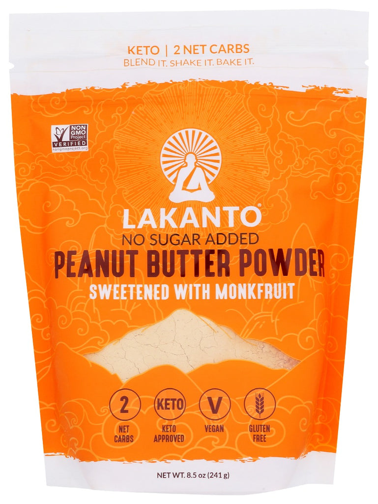 LAKANTO: Powder Peanut Butter, 8.5 oz