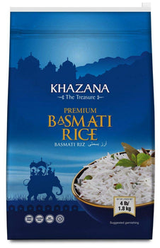 KHAZANA: Rice Basmati Premium, 4 lb