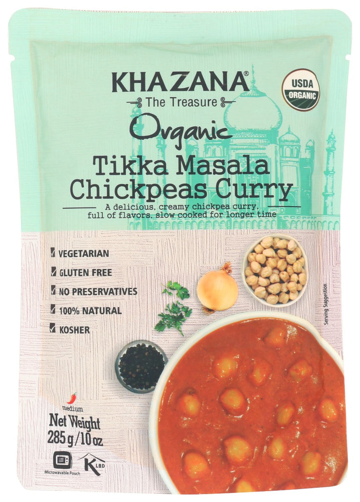 KHAZANA: Tikka Masala Chickp Rte, 10 oz