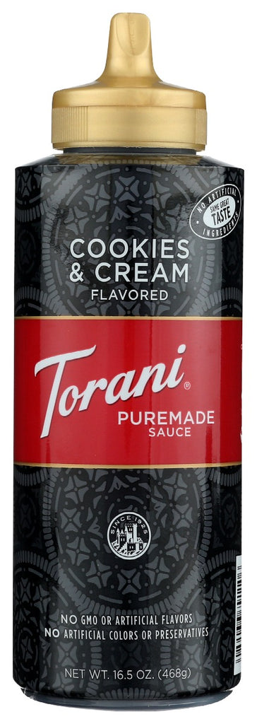 TORANI: Puremade Ckie N Crm Sauce, 16.5 oz