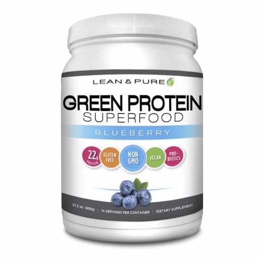 OLYMPIAN LABS: Blueberry Green Protein Superfood, 658 gm