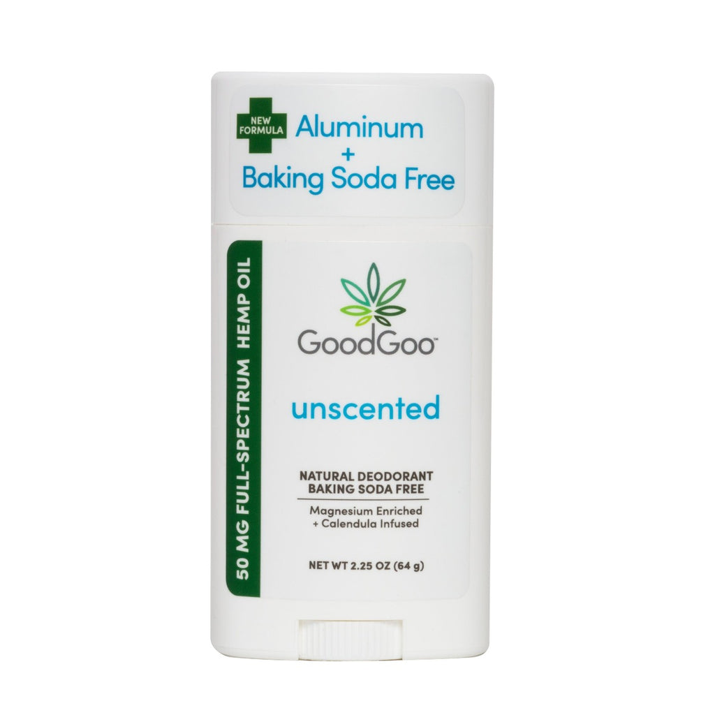 GOOD GOO: Unscented Deodorant With Hemp Oil, 2.25 oz