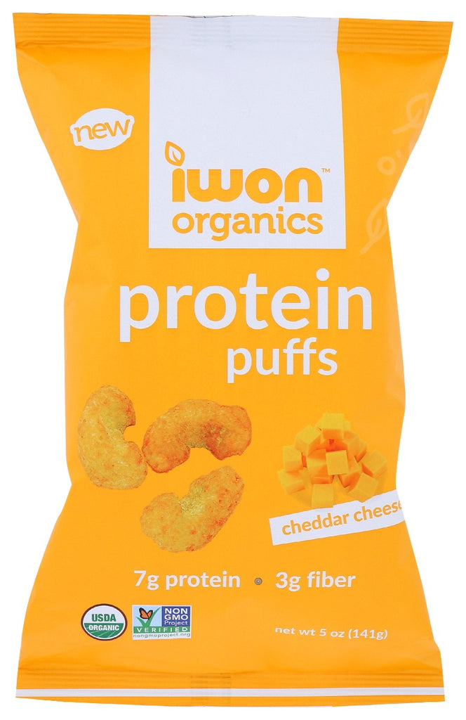 IWON ORGANICS: Protein Puffs Cheddar Cheese, 5 oz