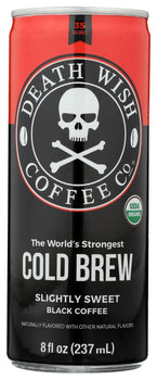 DEATH WISH COFFEE: Coffee Cld Brw Slight Swt, 8 fo