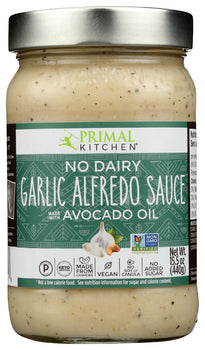 PRIMAL KITCHEN: No Dairy Garlic Alfredo Sauce, 15.5 oz