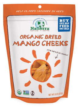 NATIERRA: Organic Dried Mango Cheeks, 8 oz