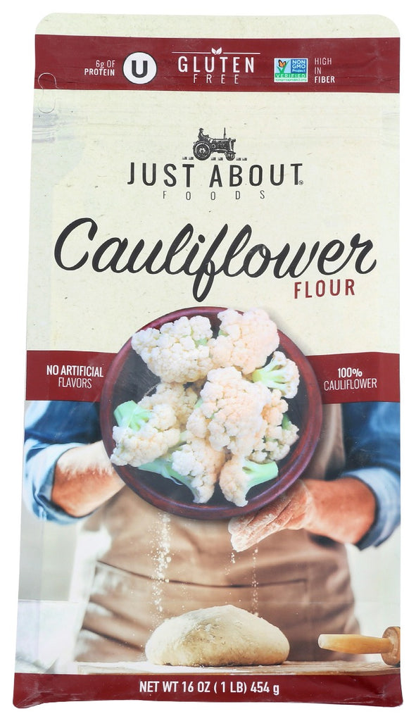 JUST ABOUT FOODS: Cauliflower Flour, 1 lb