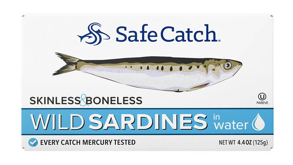 SAFECATCH: Skinless And Boneless Wild Sardines In Water, 4.4 oz