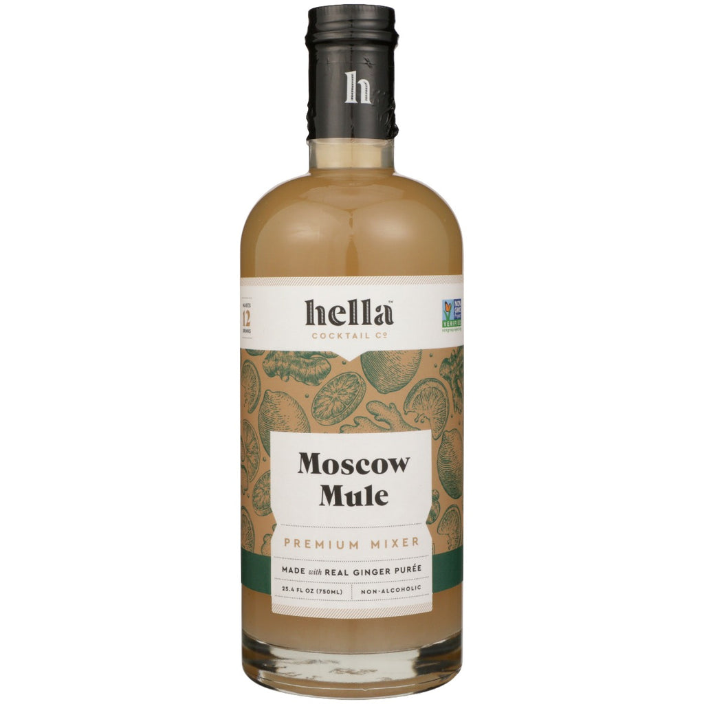 HELLA COCKTAIL: Moscow Mule Premium Mixer, 25.4 fo