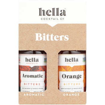 HELLA COCKTAIL: Bitters Pack Orange & Aromatic, 3.4 fo