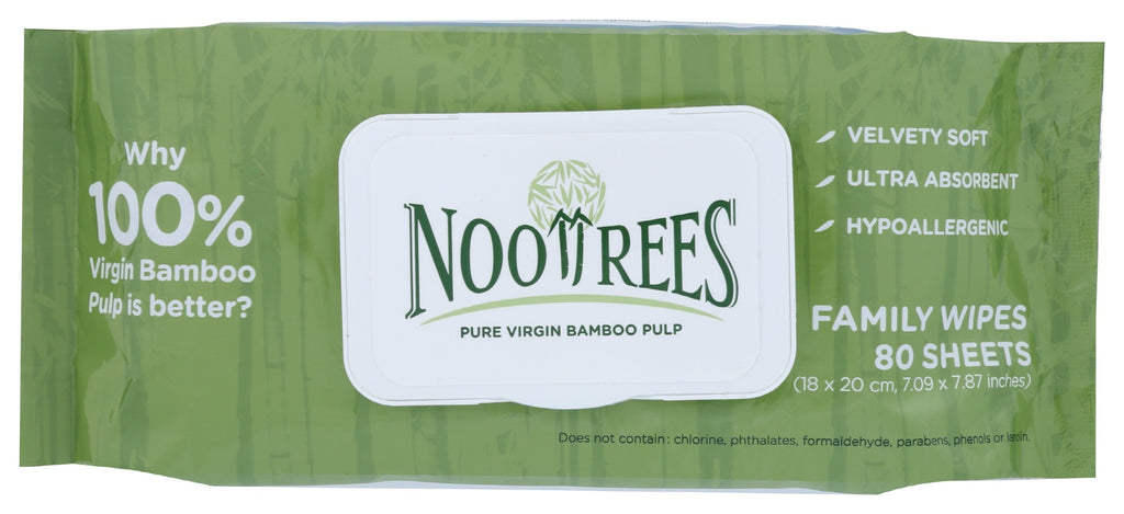 NOOTREES: Family Wet Wipes, 1 ea