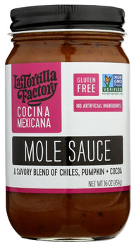 LA TORTILLA FACTORY: Sauce Mole, 16 oz